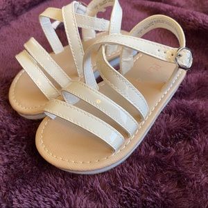 NWT Children’s Place baby Girl White Sandals